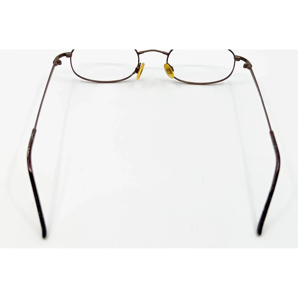 Savile Row Eyeglasses Frames Unisex Brown Oval Full Rim 44-20-135